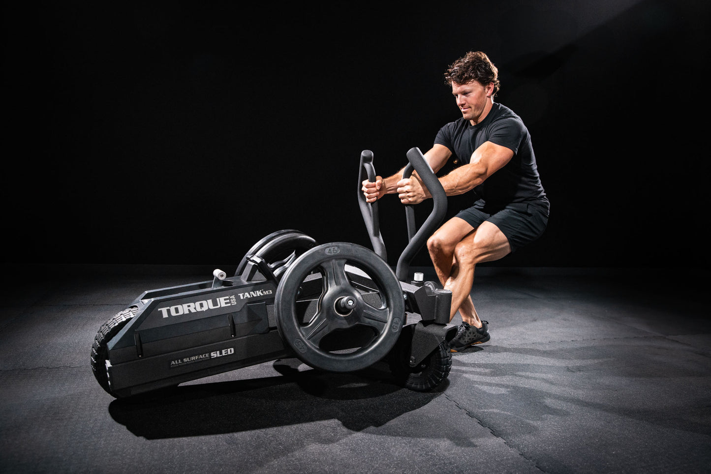 TANK M3 – All‑Surface Motorised Push/Pull Sled with Magnetic Resistance & Digital Console