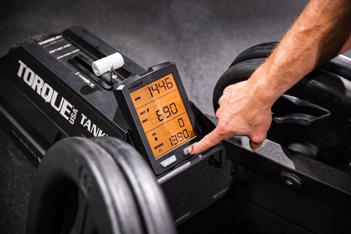 TANK M3 – All‑Surface Motorised Push/Pull Sled with Magnetic Resistance & Digital Console