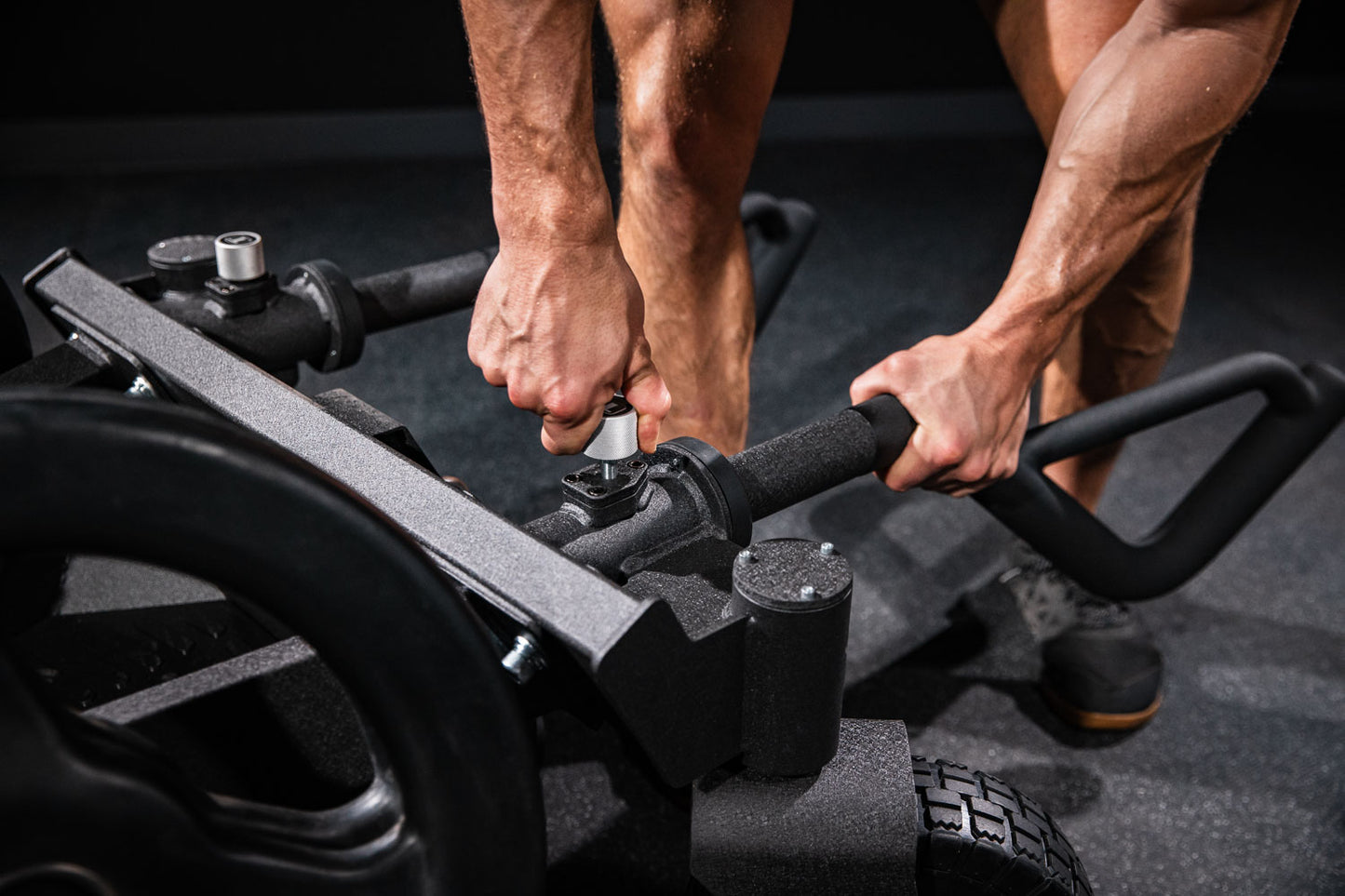 TANK M3 – All‑Surface Motorised Push/Pull Sled with Magnetic Resistance & Digital Console