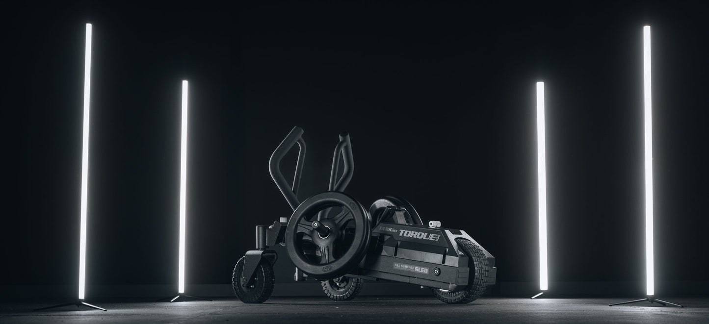 TANK M3 – All‑Surface Motorised Push/Pull Sled with Magnetic Resistance & Digital Console