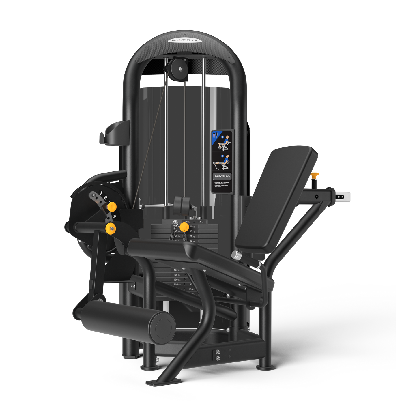 Matrix Aura Series Leg Extension – Quad Strength Machine