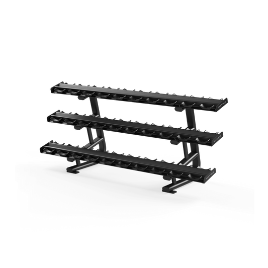 Matrix 15 Pair Pro Style Dumbbell Rack – Commercial Strength