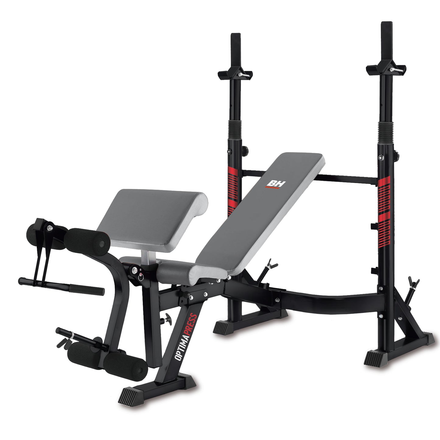 Optima Press G330B – Multi-Position Bench with Leg Extension, Curl & High Load Capacity