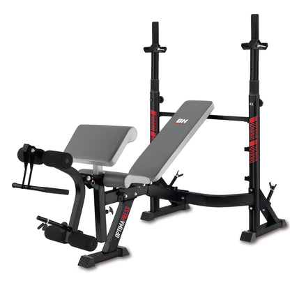 Optima Press G330B – Multi-Position Bench with Leg Extension, Curl & High Load Capacity