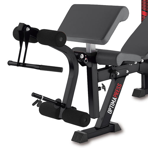Optima Press G330B – Multi-Position Bench with Leg Extension, Curl & High Load Capacity