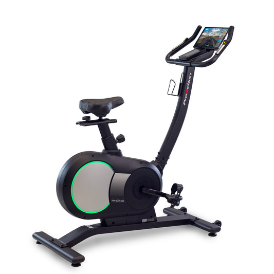 Rhone – Upright Stationary Bike with 32 Resistance Levels & Bluetooth FTMS